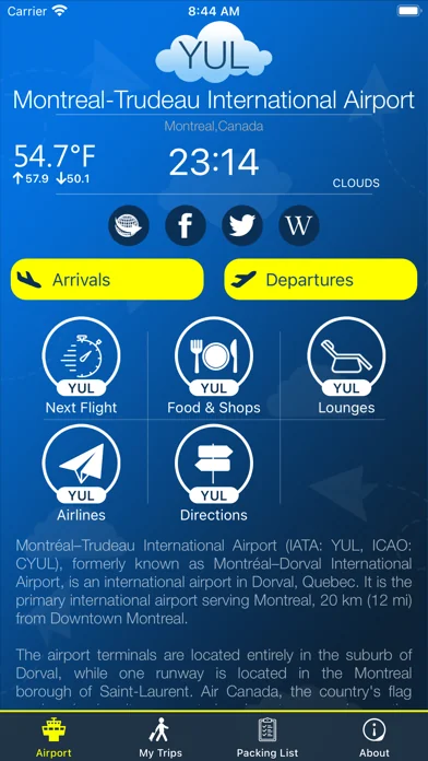 Montreal Airport (YUL) + Radar
