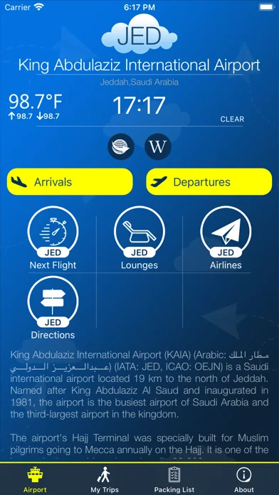 Jeddah Airport Info + Radar