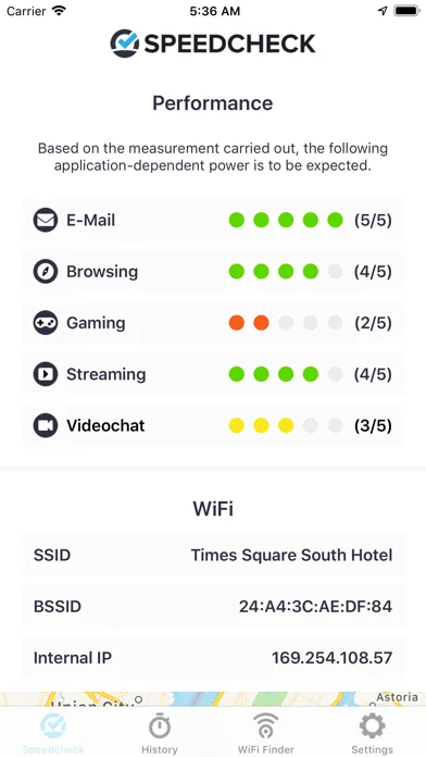 Speedcheck Internet Speed Test screenshot 2