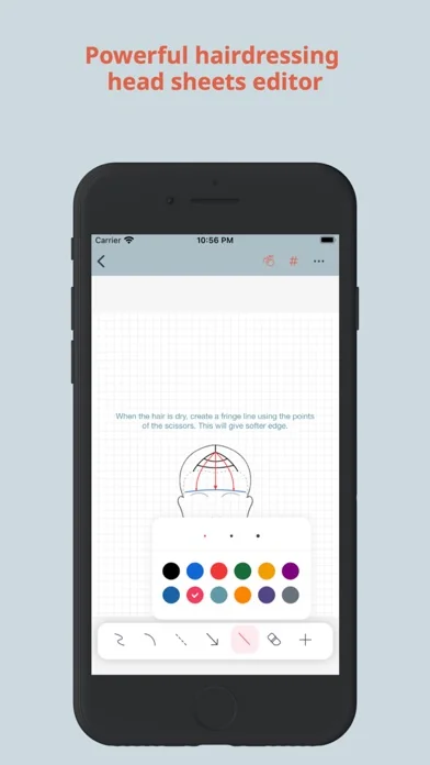 Hairtechapp - Cutting Diagrams