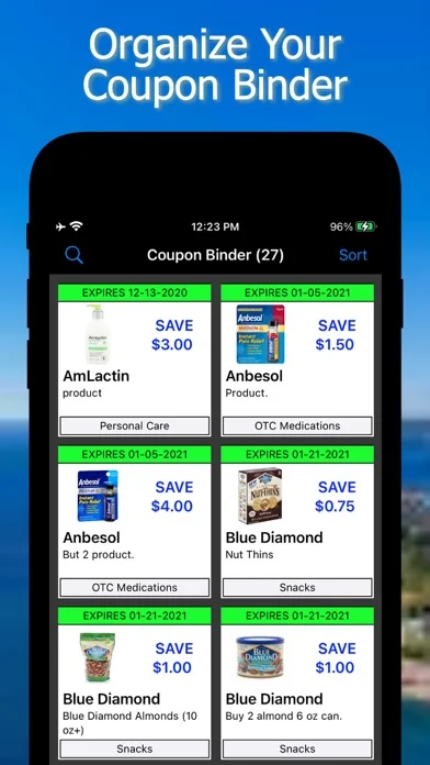 Coupon Binder screenshot 1