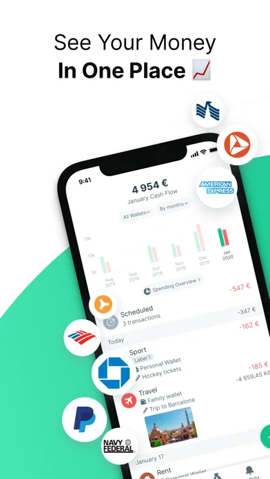 Geld Zähler & Sparen: Spendee screenshot 1