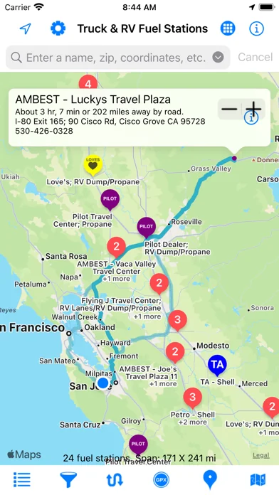 Truck & RV Fuel Stations
