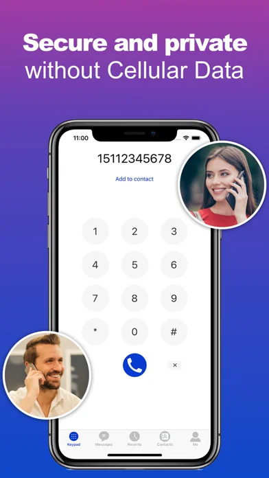 Text Number: Call + Text screenshot 2