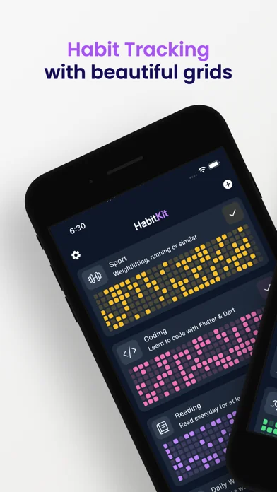 Habit Tracker - HabitKit screenshot 1
