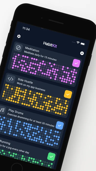 Habit Tracker - HabitKit screenshot 2