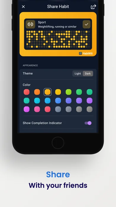 Habit Tracker - HabitKit screenshot 4