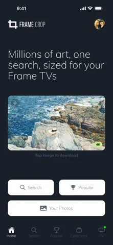 Frame Crop – Art Mode