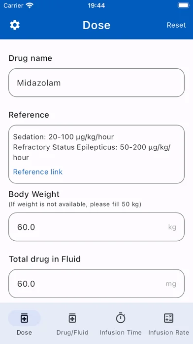 Infusion Calculator (WH)