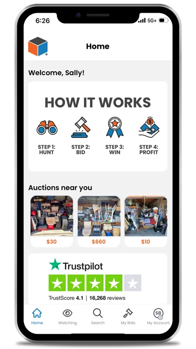 StorageTreasures Auction App