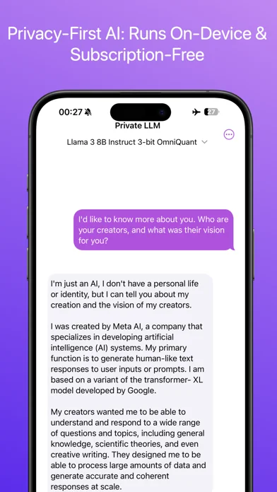 Private LLM - Local AI Chat