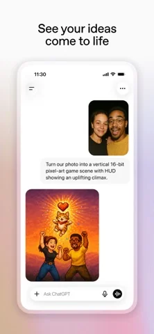 ChatGPT app screenshot