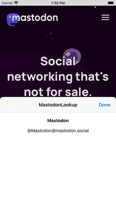 MastoLookup