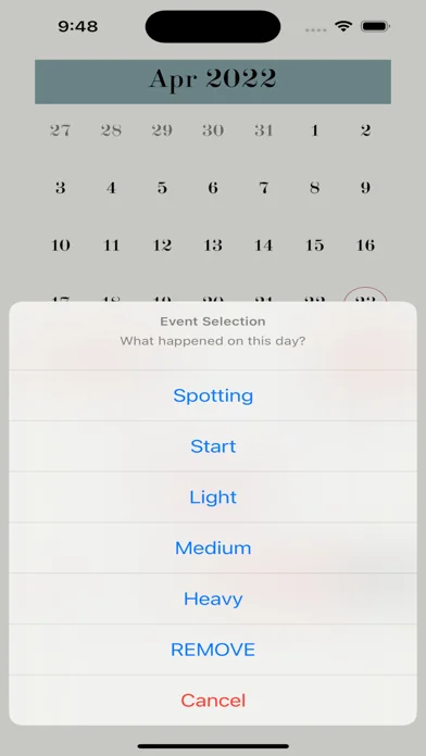 Just A Dot - Period Tracker