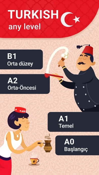 Турецька Мова за Рівнями A1-B2