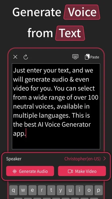 AI Voice Generator Video Maker