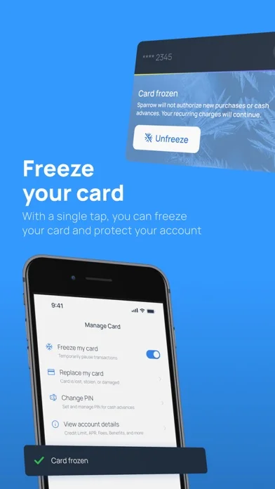 Sparrow Card App screenshot 3
