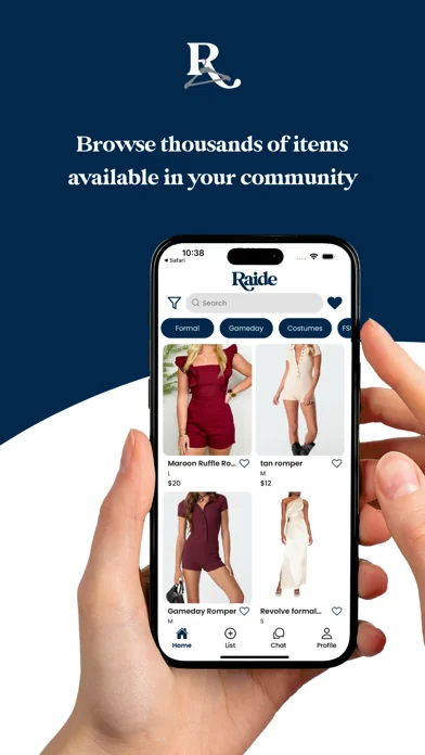 Raide - Your Campus Closet screenshot 2