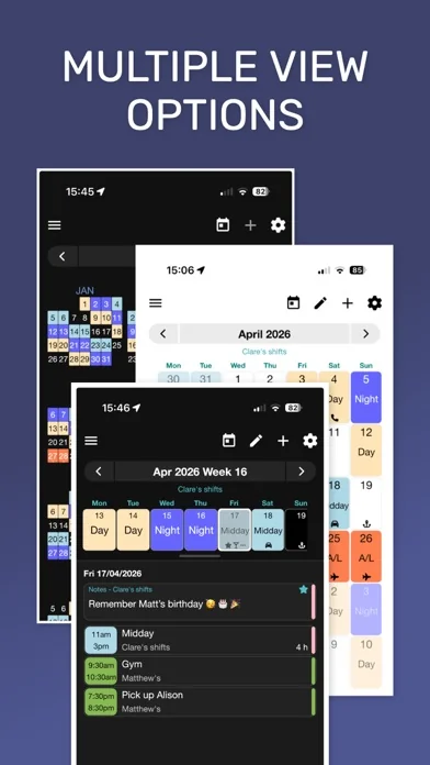 My Shift Planner – Calendar screenshot 3
