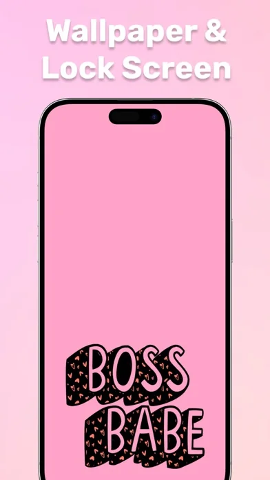 Girly Wallpapers - Pink & Cute screenshot 1