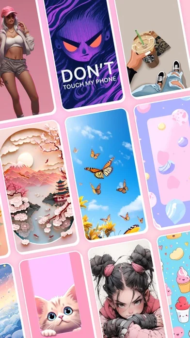 Girly Wallpapers - Pink & Cute screenshot 3