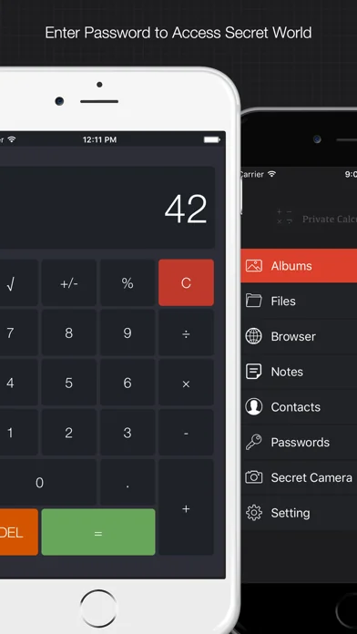 Private Calculator - File Hider, Secret Photo Video Browser, Image Downloader and Note vault screenshot 1