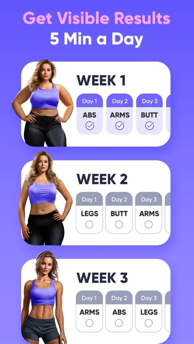 FitMe - Lazy Workout at Home screenshot 2