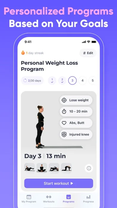 FitMe - Lazy Workout at Home screenshot 4