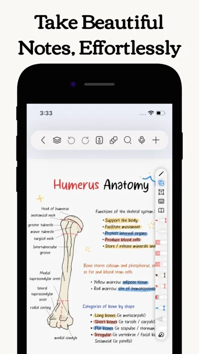 Freenotes®: KI, Notizen, PDF
