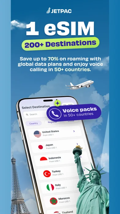 Jetpac: eSIM Travel App