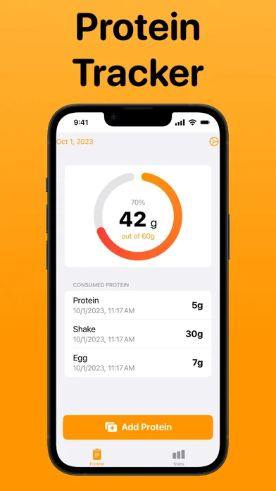 Protein Zähler screenshot 1