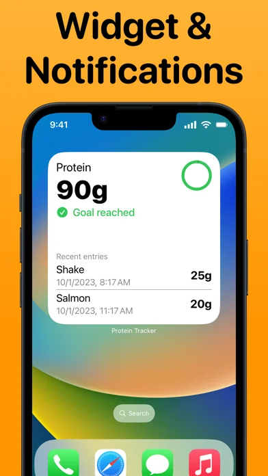 Protein Zähler screenshot 2