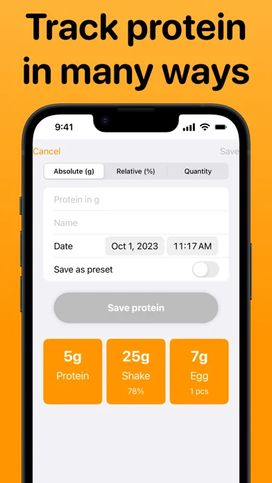 Protein Zähler screenshot 4