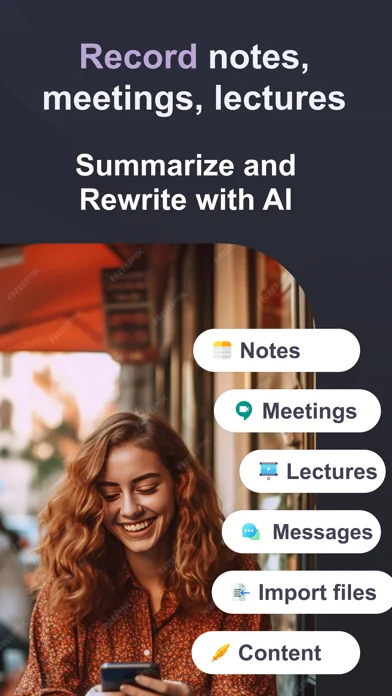 SpeakApp AI: Sprache zu Text screenshot 2