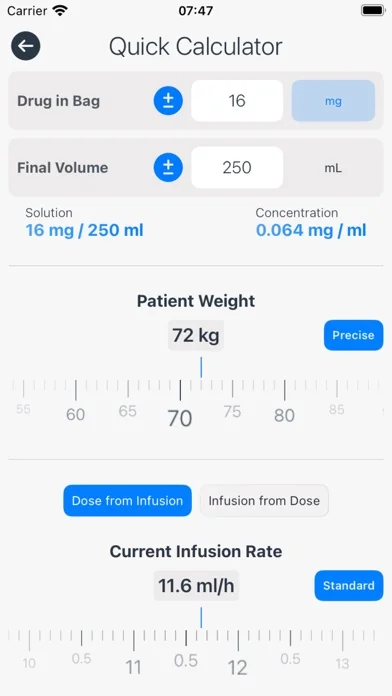 EasyIV Infusion Calculator