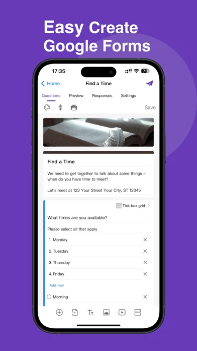 Forms for Google Drive