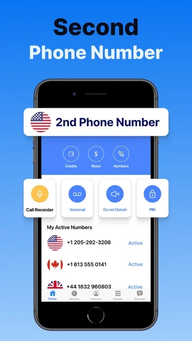 Second Phone Number . 2nd Line