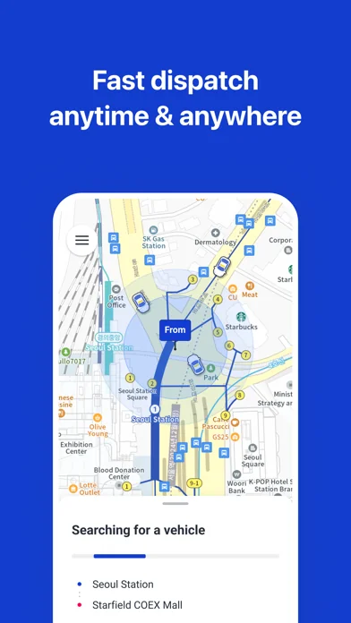 k.ride - taxi, cab, travel screenshot 2