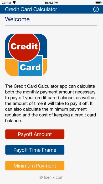 Credit Card Calculator