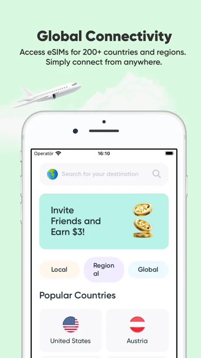 Roafly: eSIM для подорожей