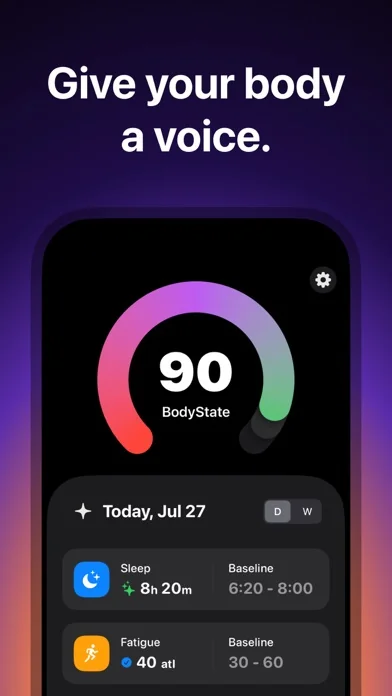 BodyState: Vitals Tracker