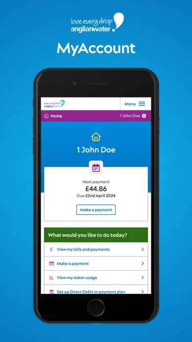 Anglian Water MyAccount