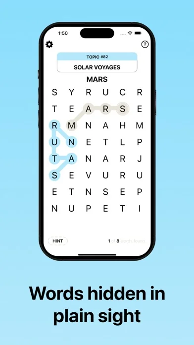 Topics: Hidden Word Search! screenshot 1