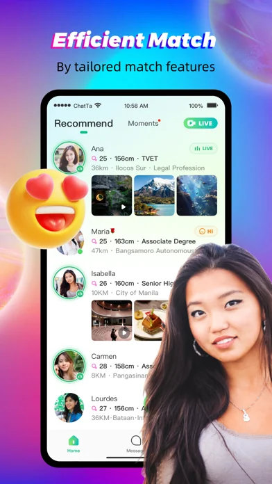 Chatta-Live Match New Friends screenshot 1