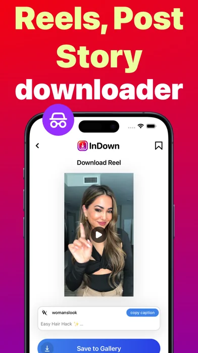 InDown: Video herunterladen HD screenshot 2