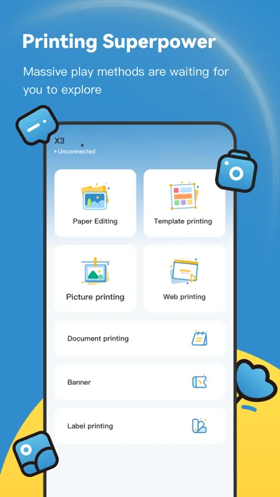 Snap & Tag-efficient printing