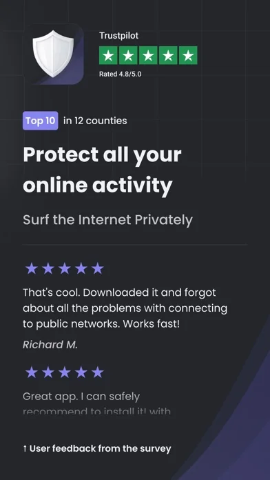 MalwareDefender VPN PRO screenshot 1