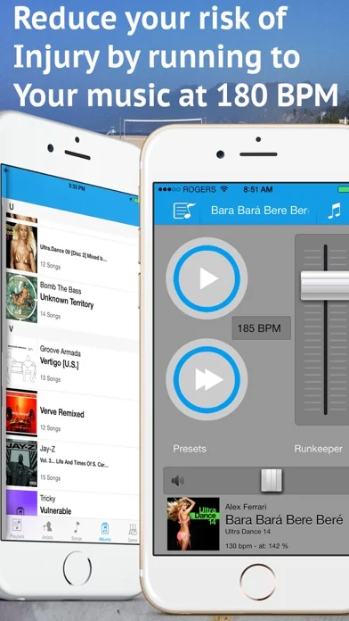 AudioStep - improve your run cadence with BPM match