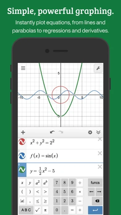 Desmos Graphing Calculator screenshot 1