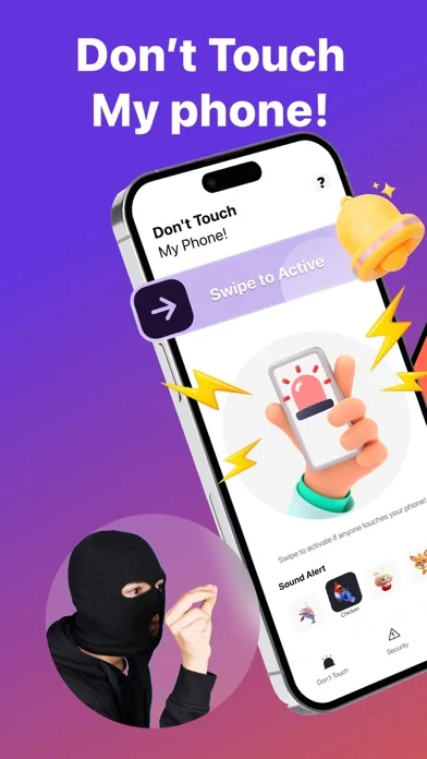 Dont Touch My Phone: Antitheft screenshot 1